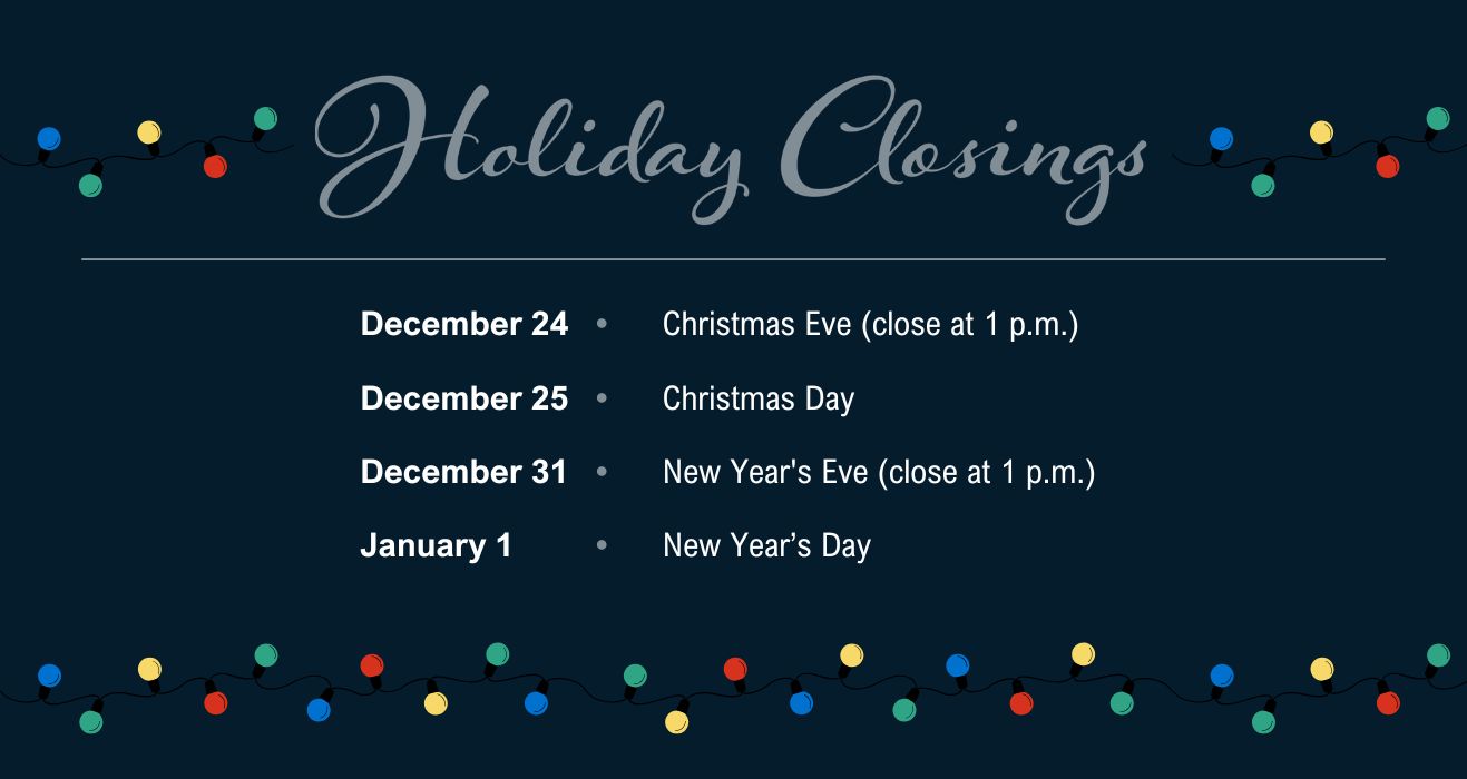 Holiday Closings - web